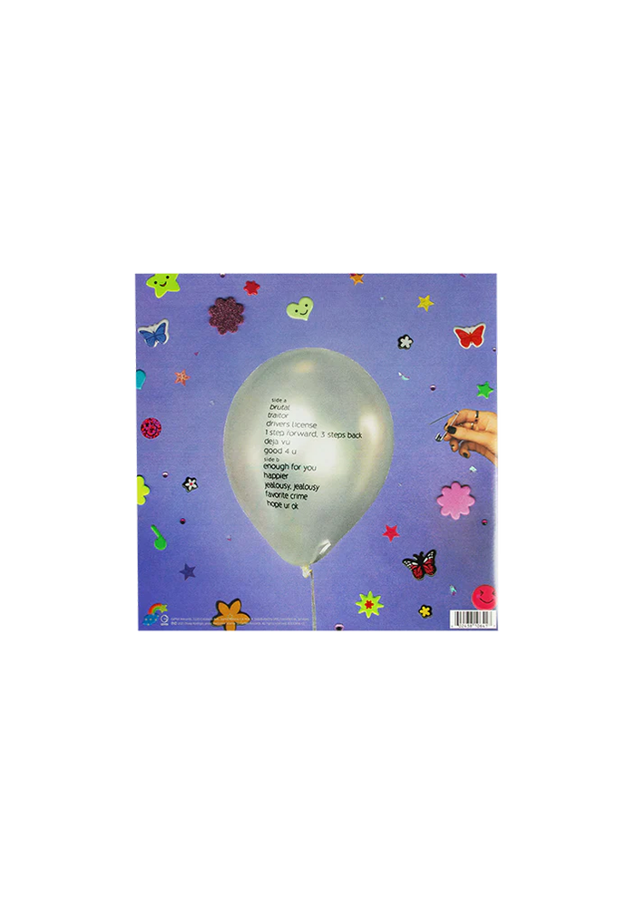 SOUR clear crystal vellum vinyl