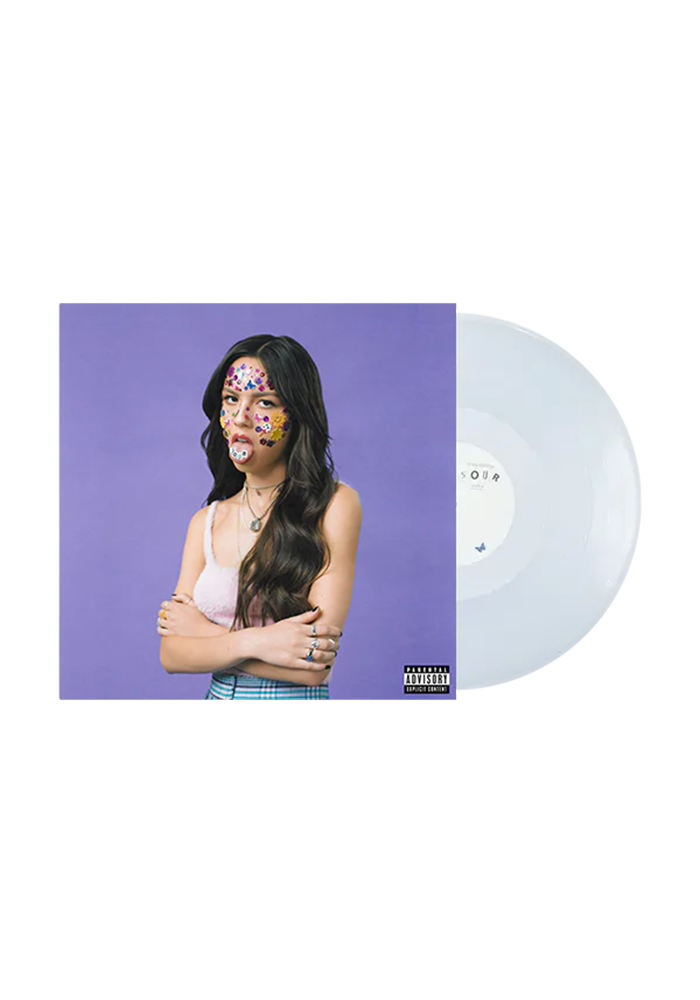 SOUR clear crystal vellum vinyl