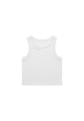 drop dead embroidered women's crop tank