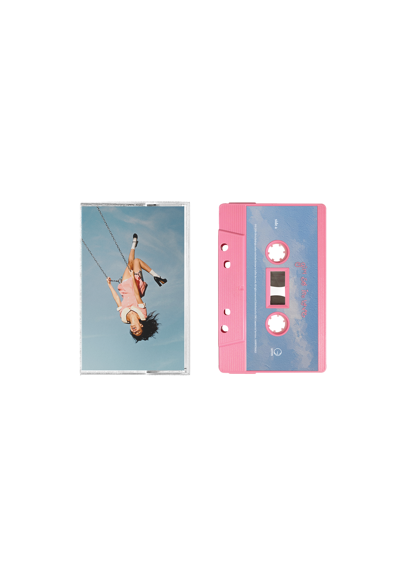 you seem pretty sad for a girl so in love - baby pink cassette