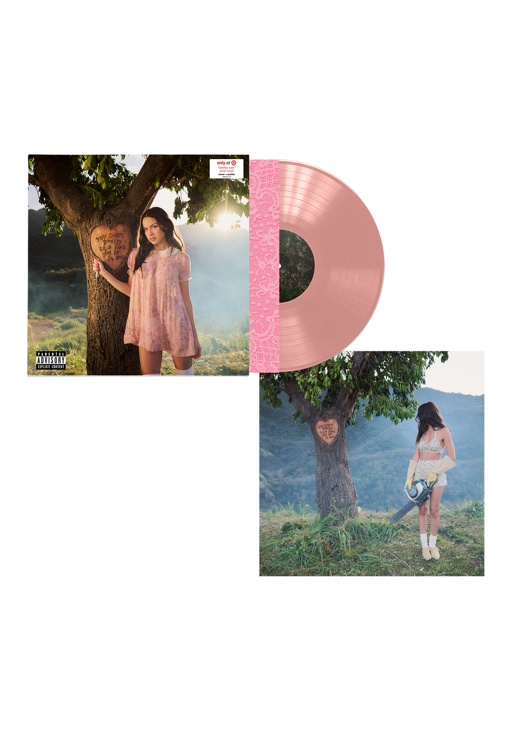 you seem pretty sad for a girl so in love - target exclusive 'pretty sad' pink vinyl
