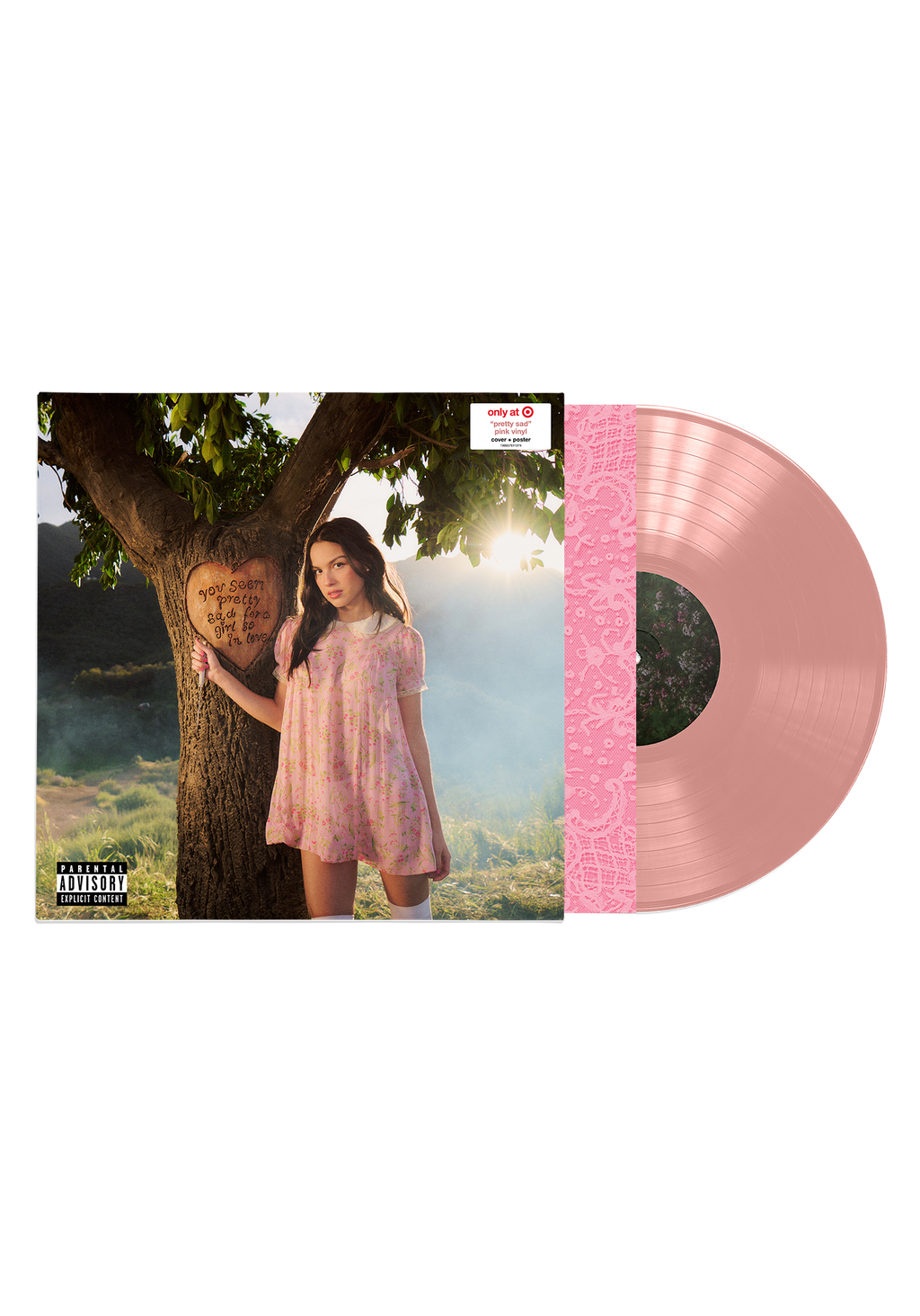 you seem pretty sad for a girl so in love - target exclusive 'pretty sad' pink vinyl