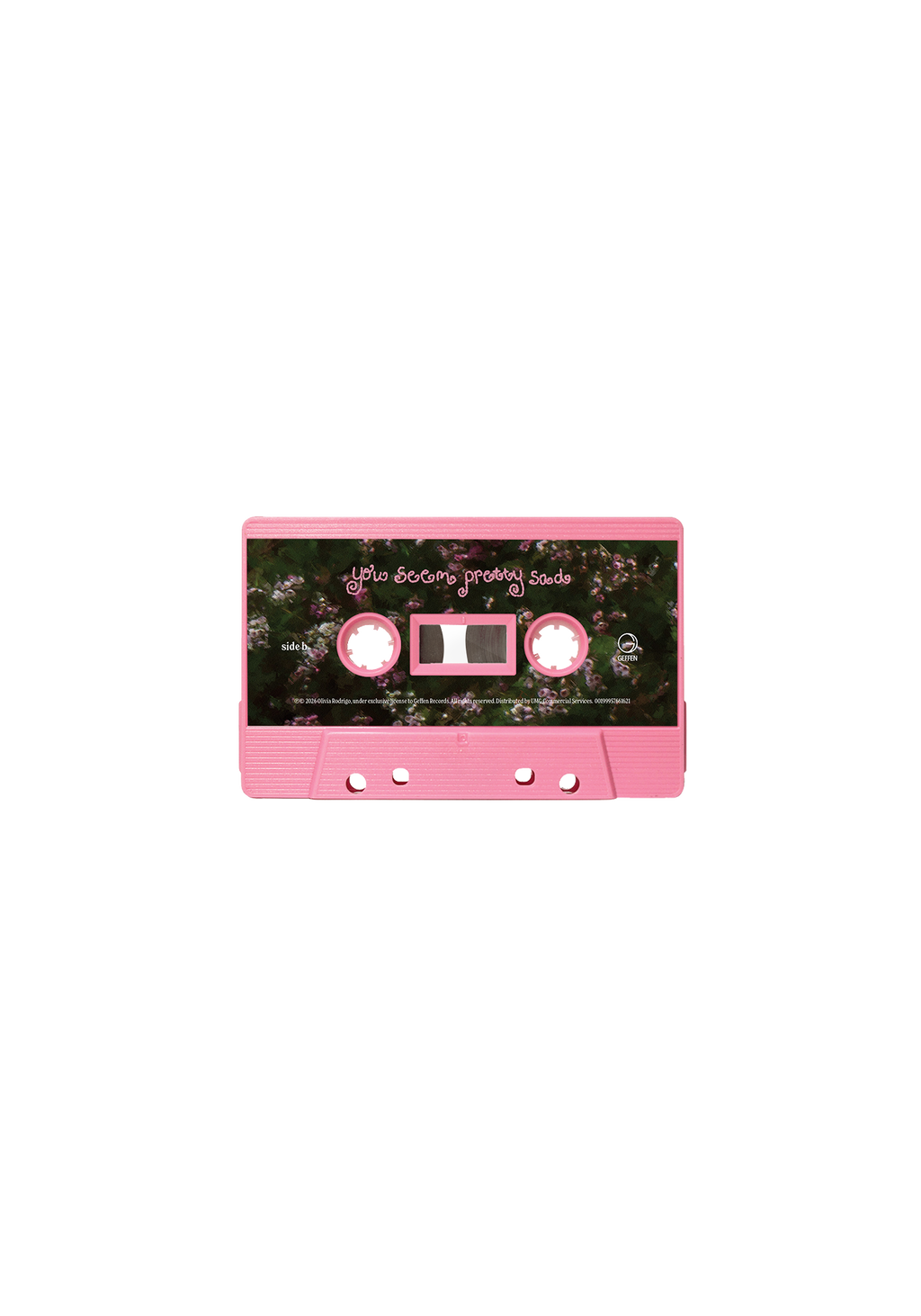 you seem pretty sad for a girl so in love - baby pink cassette