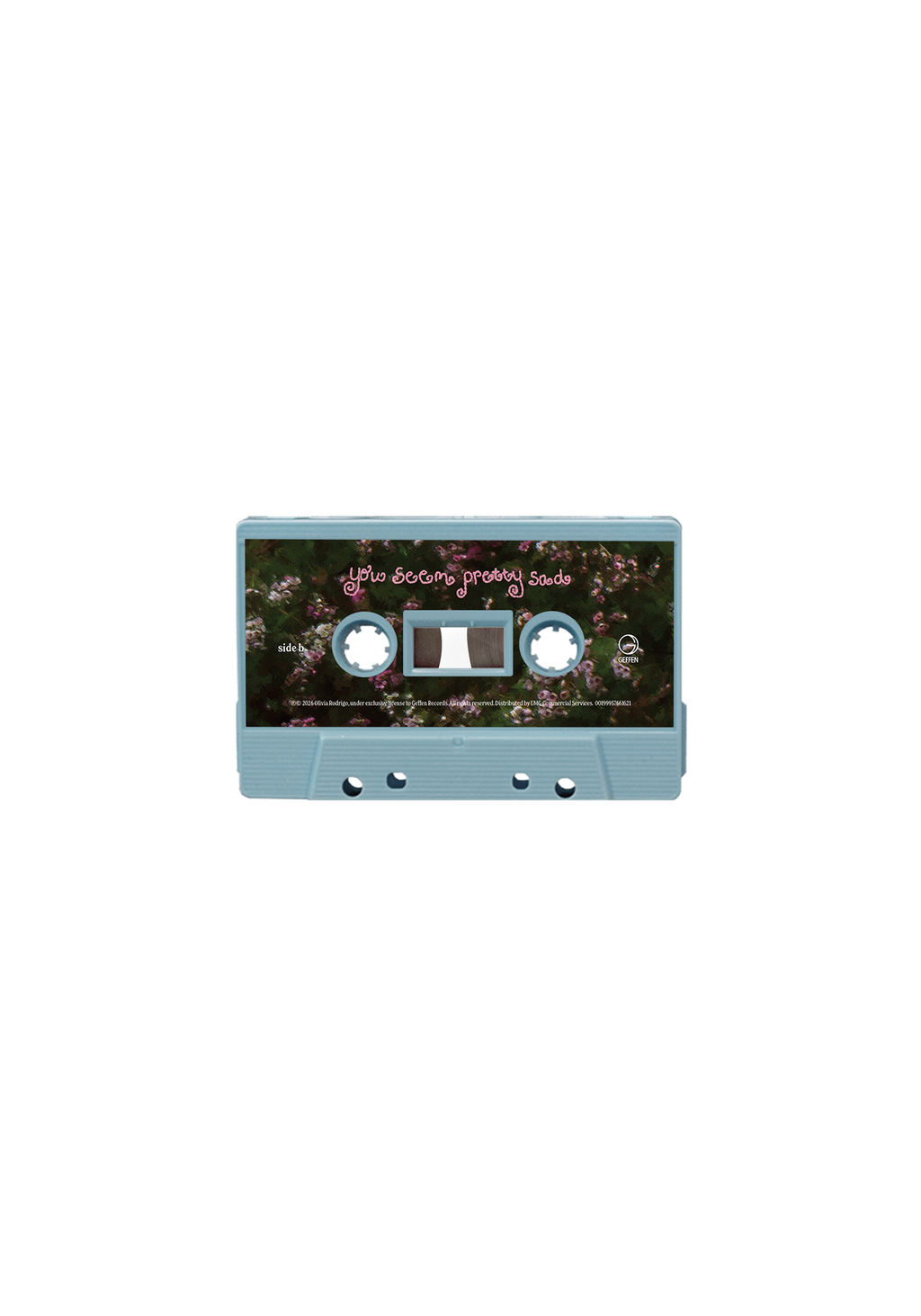 you seem pretty sad for a girl so in love - exclusive baby blue cassette