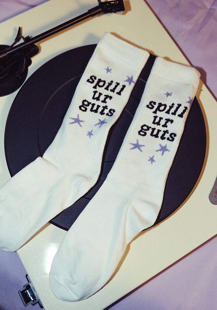 spill ur GUTS socks
