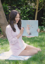 you seem pretty sad for a girl so in love - exclusive 'feminine intuition' lenticular cover pink vinyl