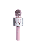 logo wireless bluetooth karaoke microphone