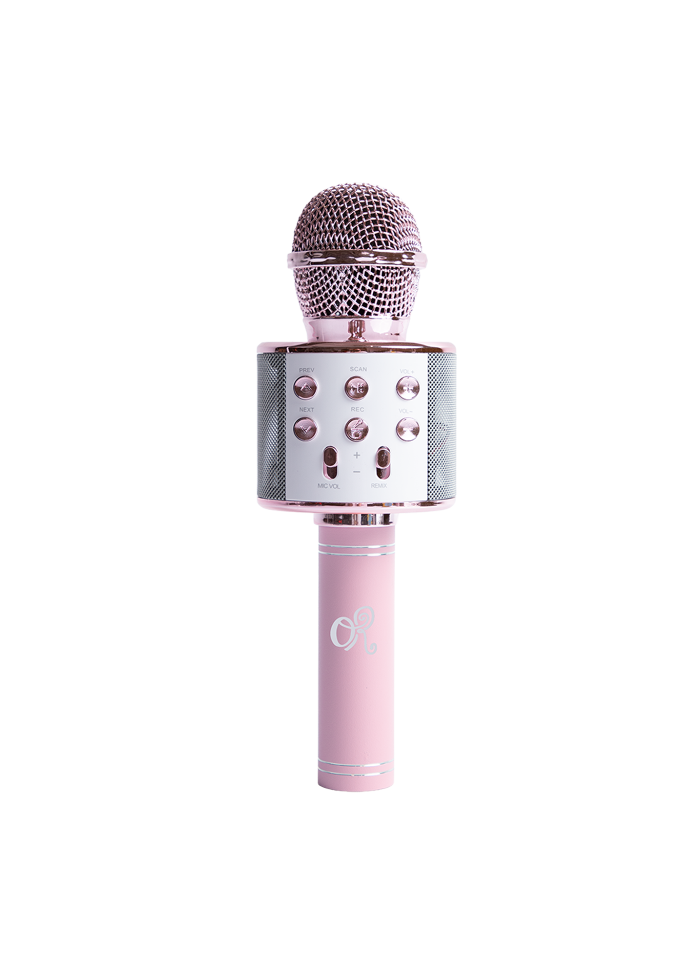 logo wireless bluetooth karaoke microphone