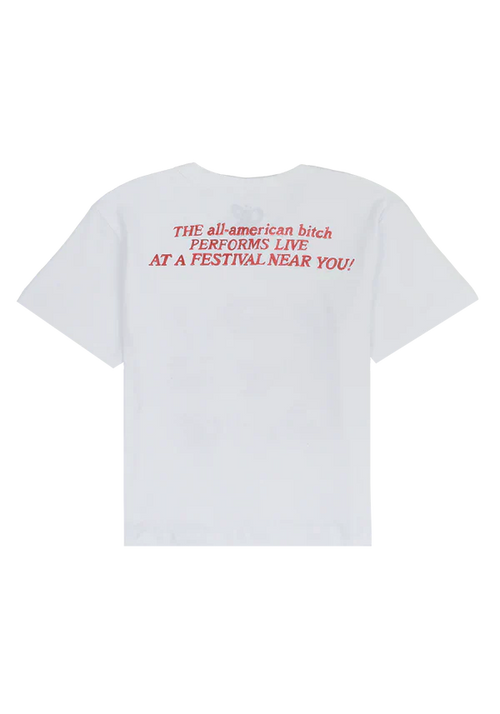 at a festival near you crop baby tee