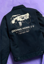 SOUR work jacket in navy