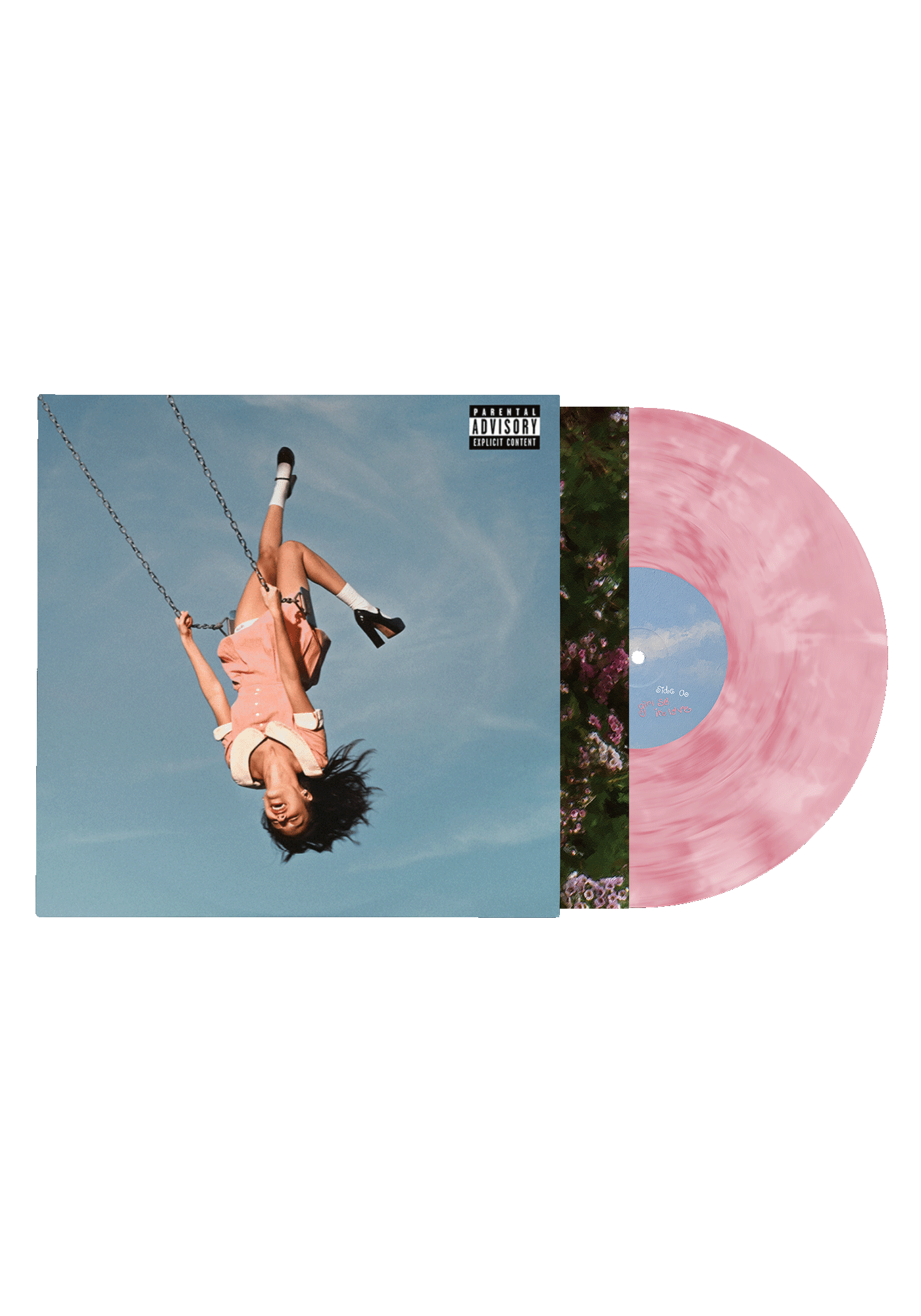 you seem pretty sad for a girl so in love - exclusive 'feminine intuition' lenticular cover pink vinyl