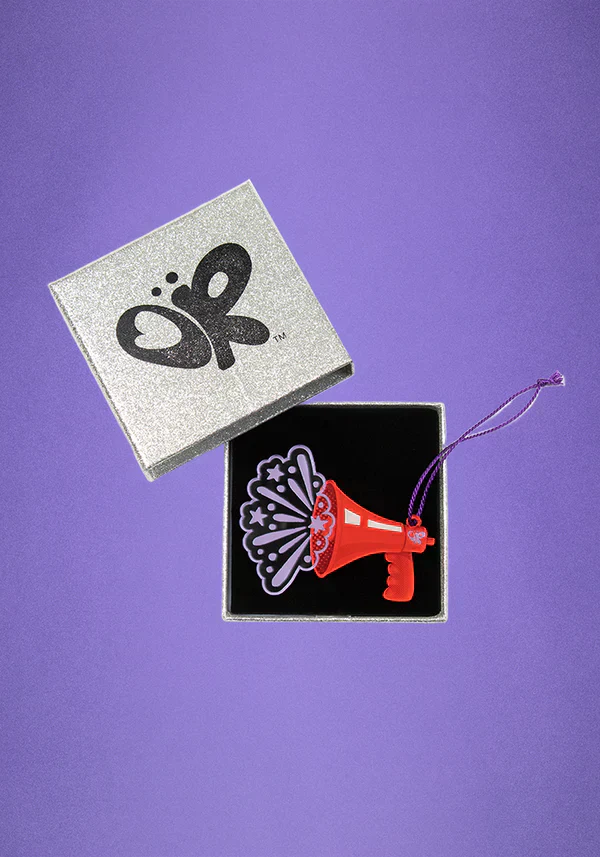 megaphone ornament