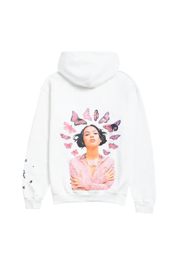 SOUR tour hoodie in white