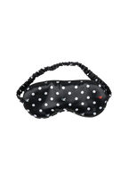 black polka dot OR pajama + sleepmask set