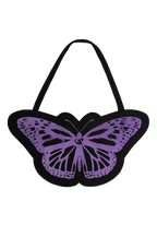 butterfly tote in black
