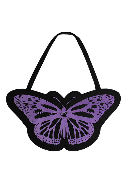 butterfly tote in black