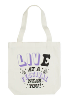 live at a festival near you tote