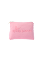 spicy pisces slowtide terry cloth zipper pouch
