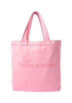 spicy pisces slowtide terry cloth tote bag