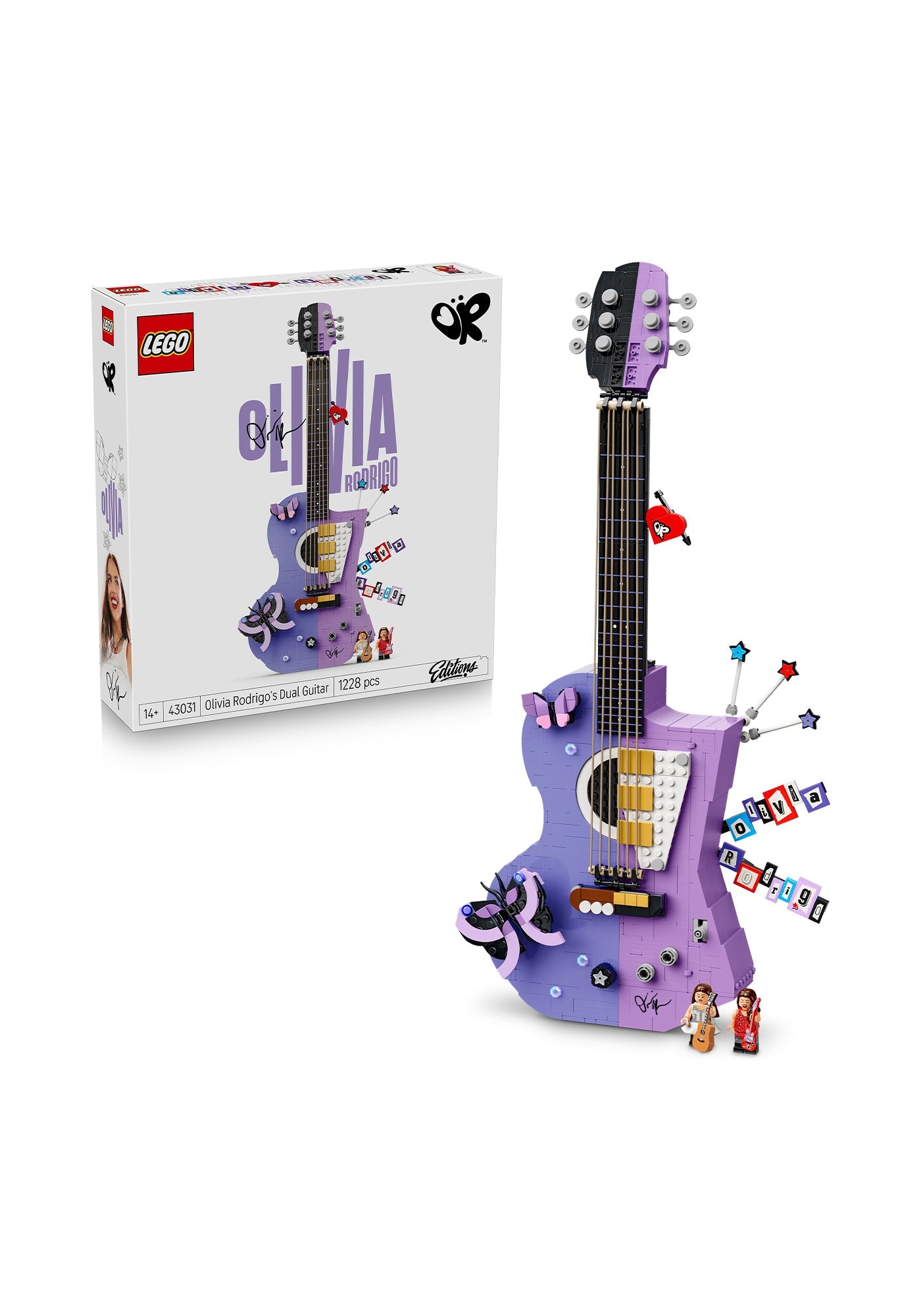 LEGO® Editions Olivia Rodrigo’s Dual Guitar Set