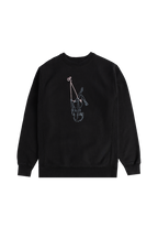 stitched swing embroidered crewneck
