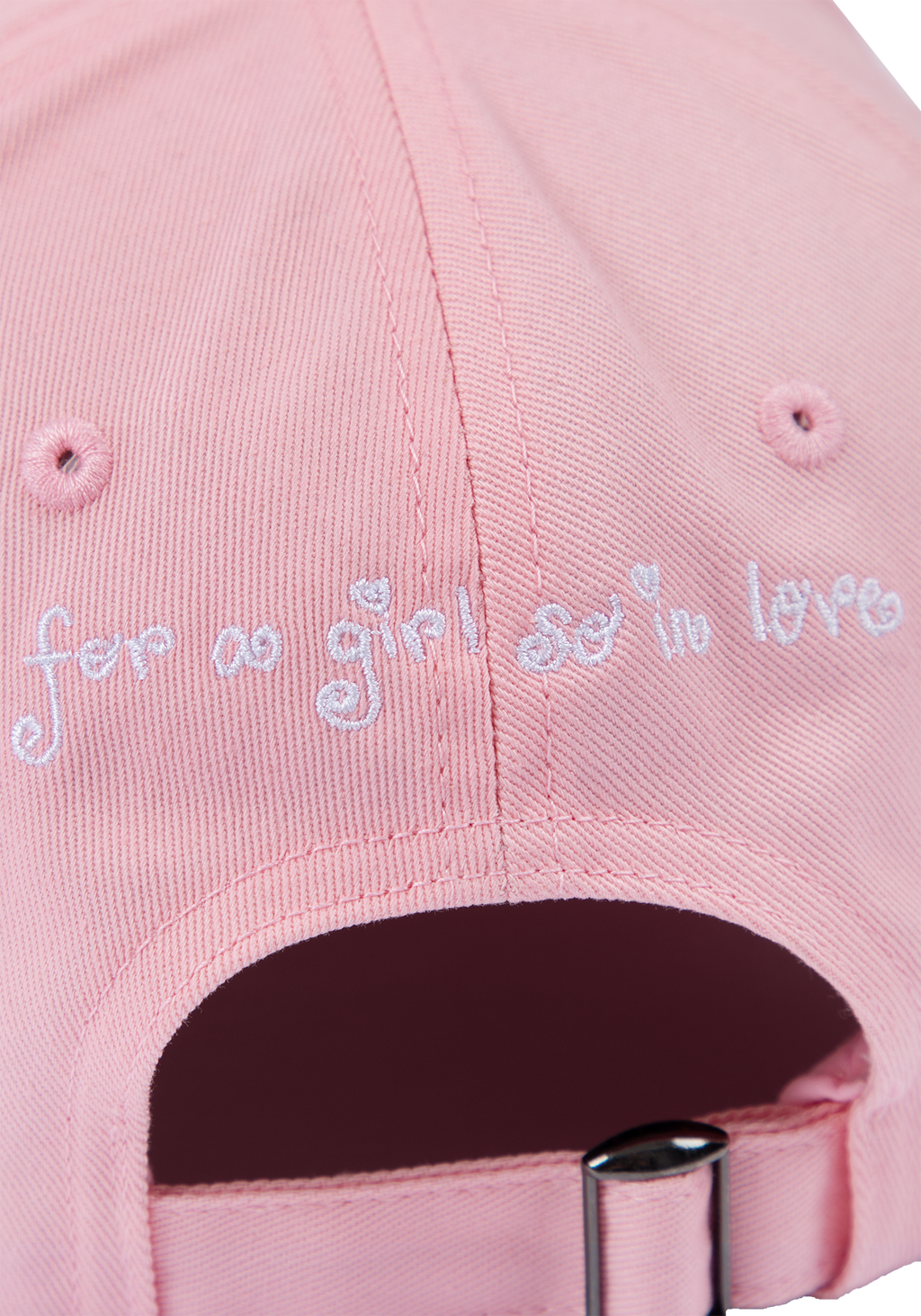 girl in love embroidered hat