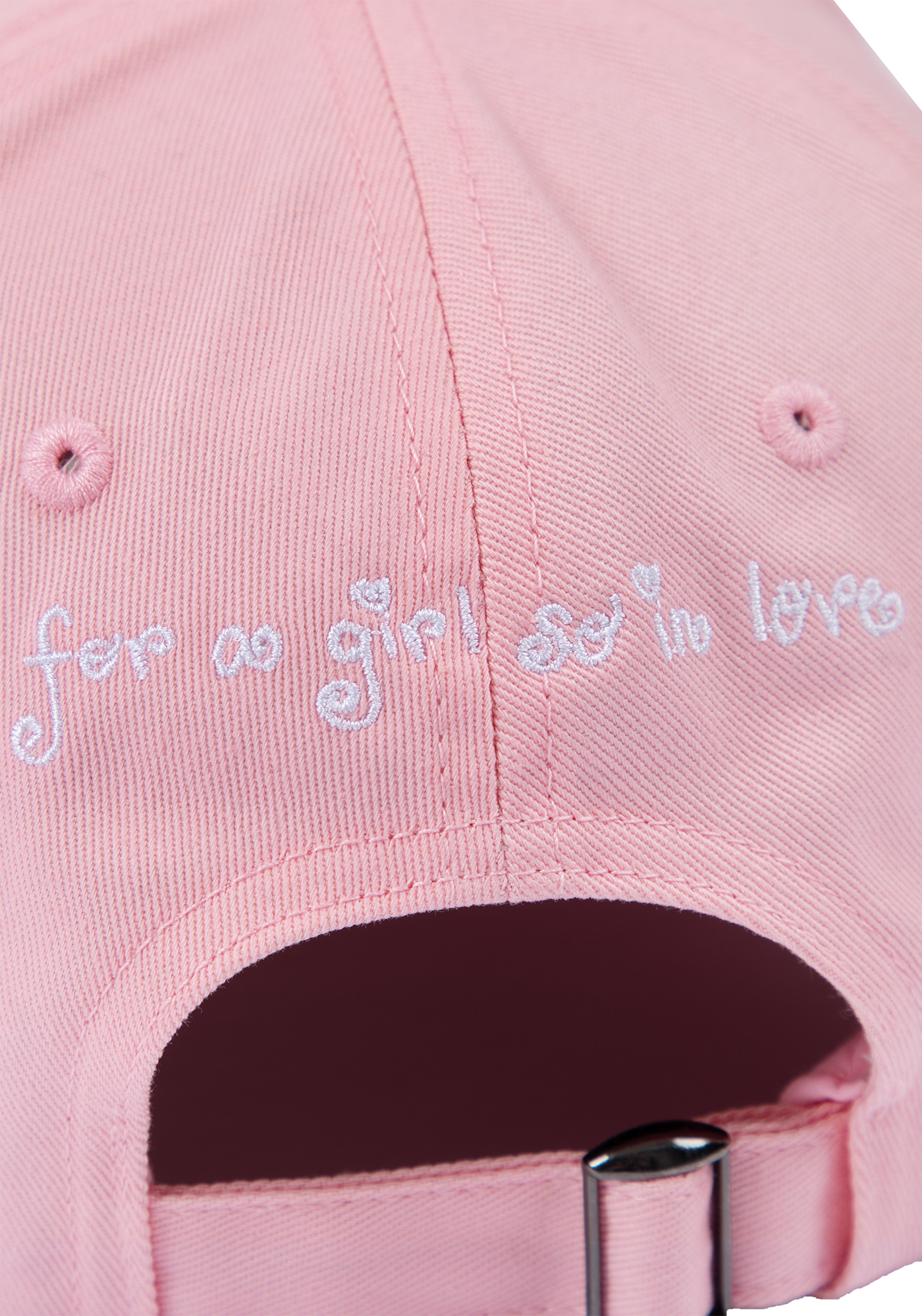 girl in love embroidered hat