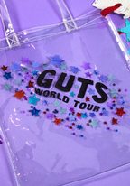clear GUTS world tour tote