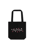 thread logo tote bag