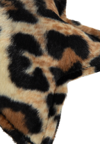 SUAY leopard star plush keychain