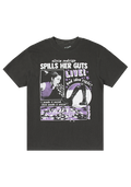 OR spills her GUTS live t-shirt in vintage black