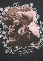 floral photo t-shirt