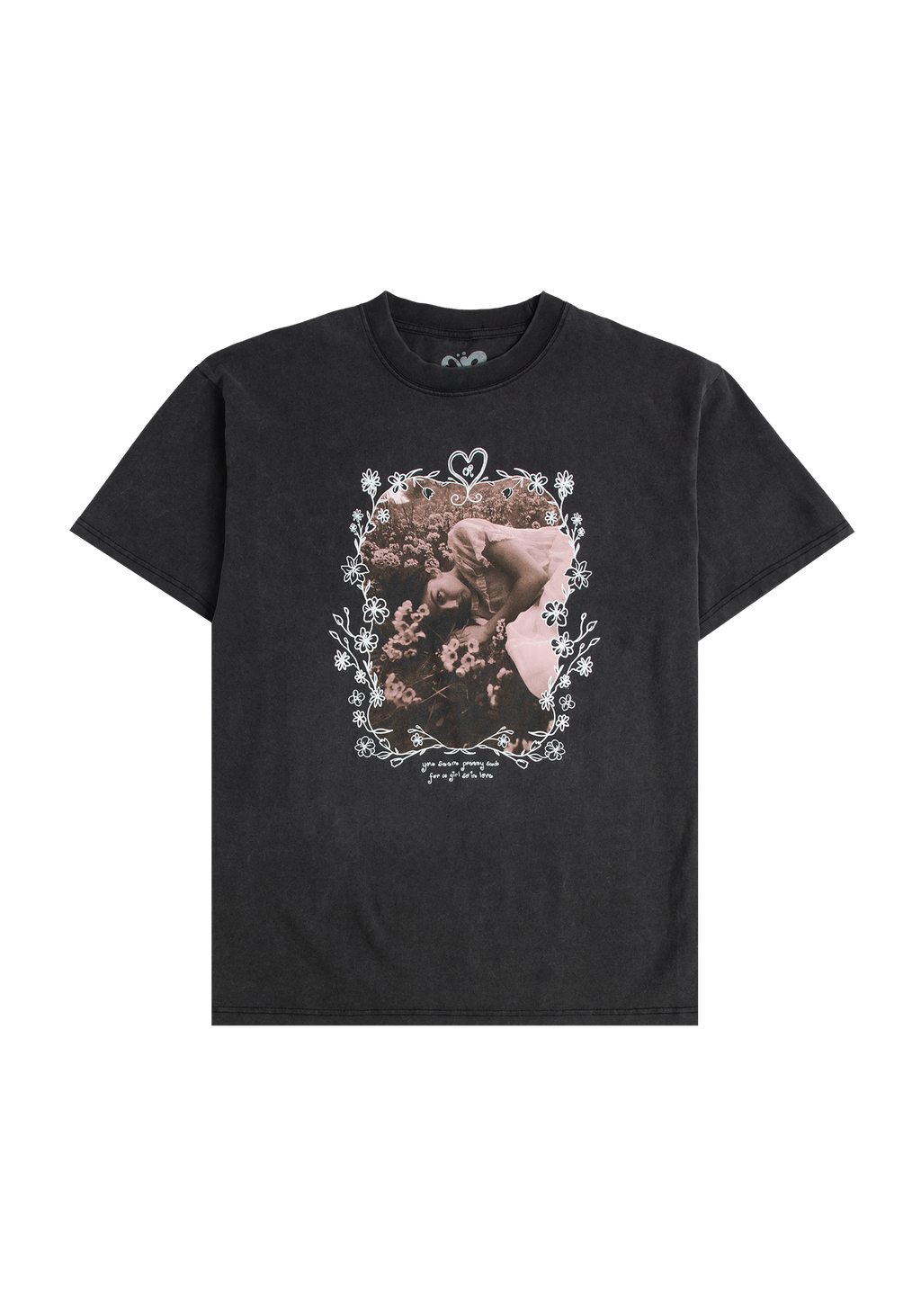 floral photo t-shirt