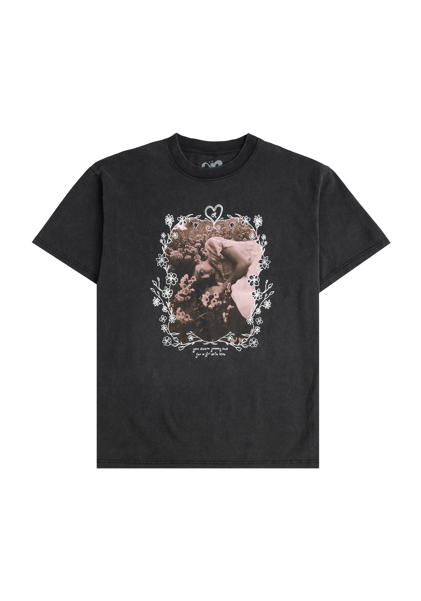 floral photo t-shirt