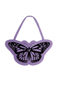 butterfly tote in purple