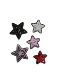 sequin star patch set