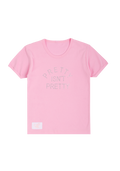 pretty isn't pretty rhinestone t-shirt