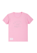 pretty isn't pretty rhinestone t-shirt