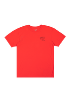 oversized sun in my mother fucking pocket t-shirt in red