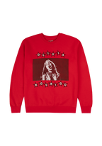 all-american red photo crewneck