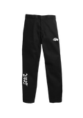 SOUR work pant in black