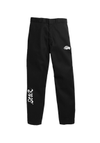 SOUR work pant in black