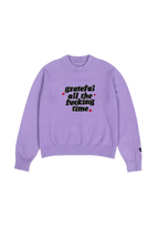 grateful all the fucking time knit sweater
