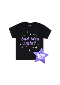 youth bad idea right? black tee