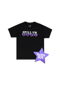 youth spill ur GUTS t-shirt in black