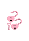 drop dead heart keyed padlock set