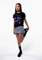 bad idea right? black tee