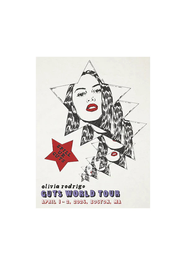 GUTS tour boston poster