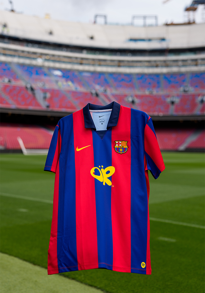 Jersey Retro Nike 2003/04 FC Barcelona x Olivia Rodrigo x Spotify