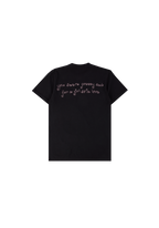 swing embroidered youth black t-shirt